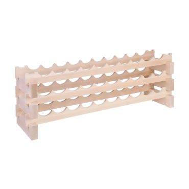 Regal na wino CASAVONA-10, Natura, 3 rzedy po 10 fl.