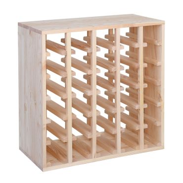 Regal na wino 60 cm, modul Quadri, natura