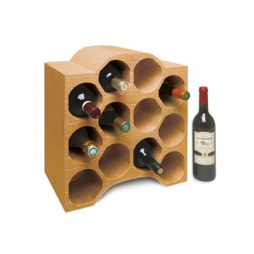 Regal na wino Bocado wykonany z tworzywa sztucznego