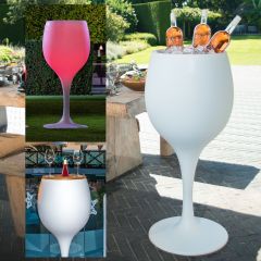 Design chlodziarka do butelek, z oswietleniem LED lub bez, model stolu barowego, wys. 110 cm