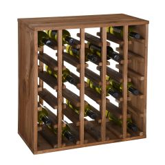 Regal na wino 60 cm, modul Quadri, braz