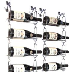 Scienny stojak na wino CHAIN wykonany z metalu
