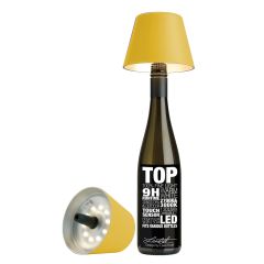 Lampka LED do butelek "Top 2.0" zasilana bateryjnie, zólta