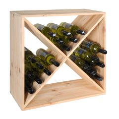 Regal na wino 60 cm. Modul X, Natur