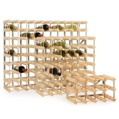 Wooden wine rack system TREND, natural, D 22,8 cm