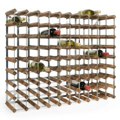 TREND stojak na wino 90 fl., bejcowany na ciemny braz, d 22,8 cm