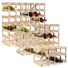 System regałów na wino TREND, naturalny, głębokość 22,8 cm Samodzielny montaż