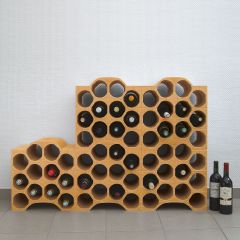 Regal na wino Bocado wykonany z tworzywa sztucznego