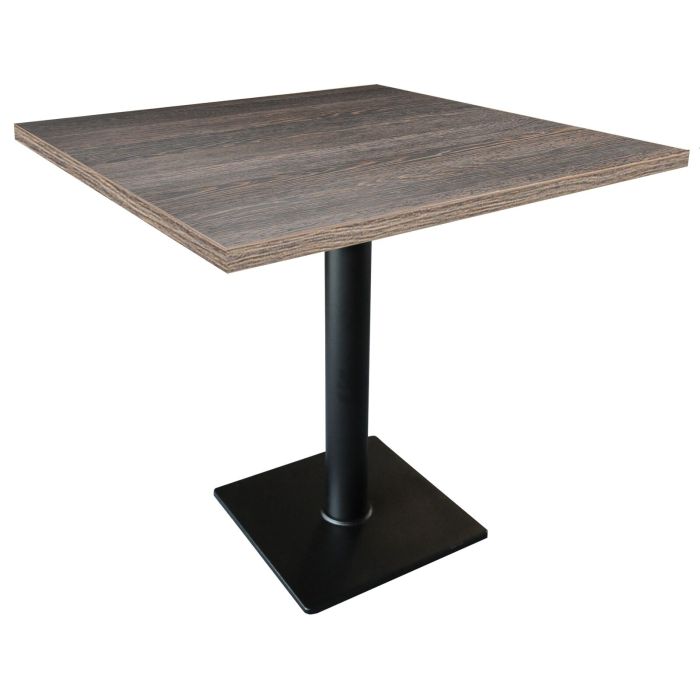Stolik Bistro CAVEPRO, wenge/czarny, wys. 74,8 cm