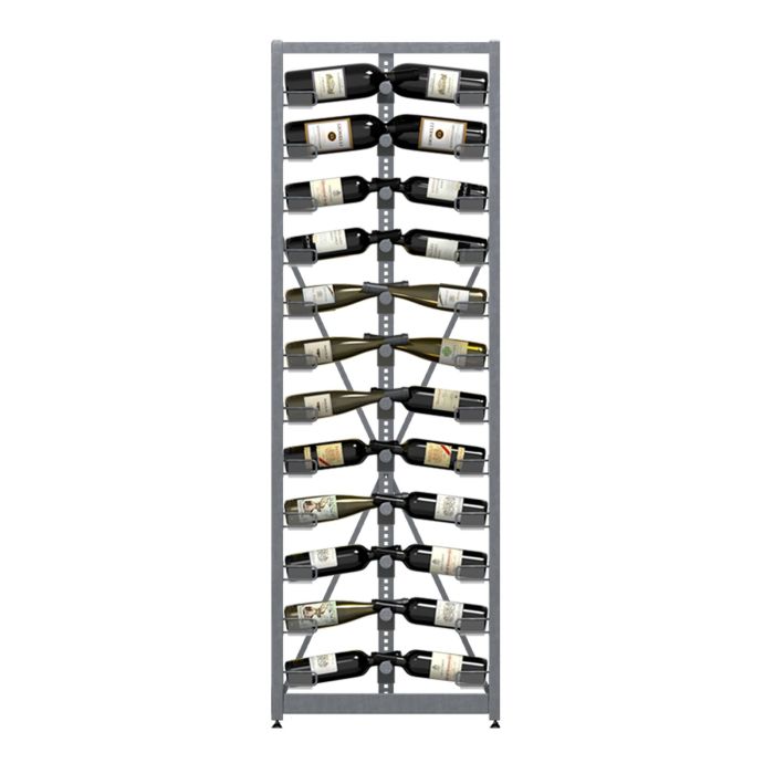 Regal na wino Xi Rack 12: modul podstawowy, 12 poziomów