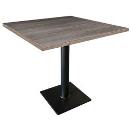 Stolik Bistro CAVEPRO, wenge/czarny, wys. 74,8 cm