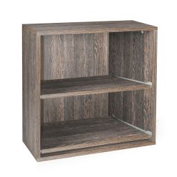Regal modulowy D 55 cm, z 2 wysuwanymi pólkami, wenge