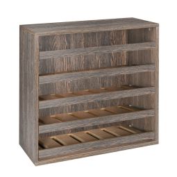 Regal modulowy z wysuwana pólka na butelki, wenge