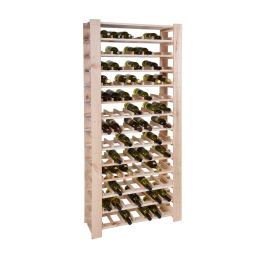 Regal na wino FACILE drewno natura, wysoki na 91 butelek