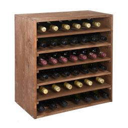 Regal na wino 60 cm, modul LINEA, braz