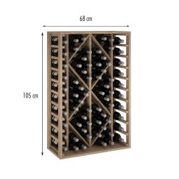 Regal na wino PROVINALIA, mod. 2, lity dab