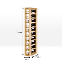Regal na wino PROVINALIA model 12, sosna