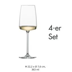 Kieliszek do wina "Light & Fresh", zestaw 4 sztuk (od 7,95 EUR/kieliszek)