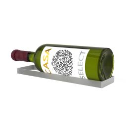 Regal scienny na wino na 1 butelke magnum, kolor srebrny