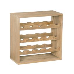 Weinregal 50 cm, Modul STANDARD, Holz natur